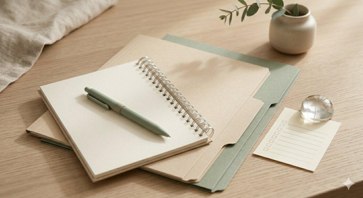 To-do-Liste auf Papier mit abgehakten Punkten neben einer Tasse Kaffee